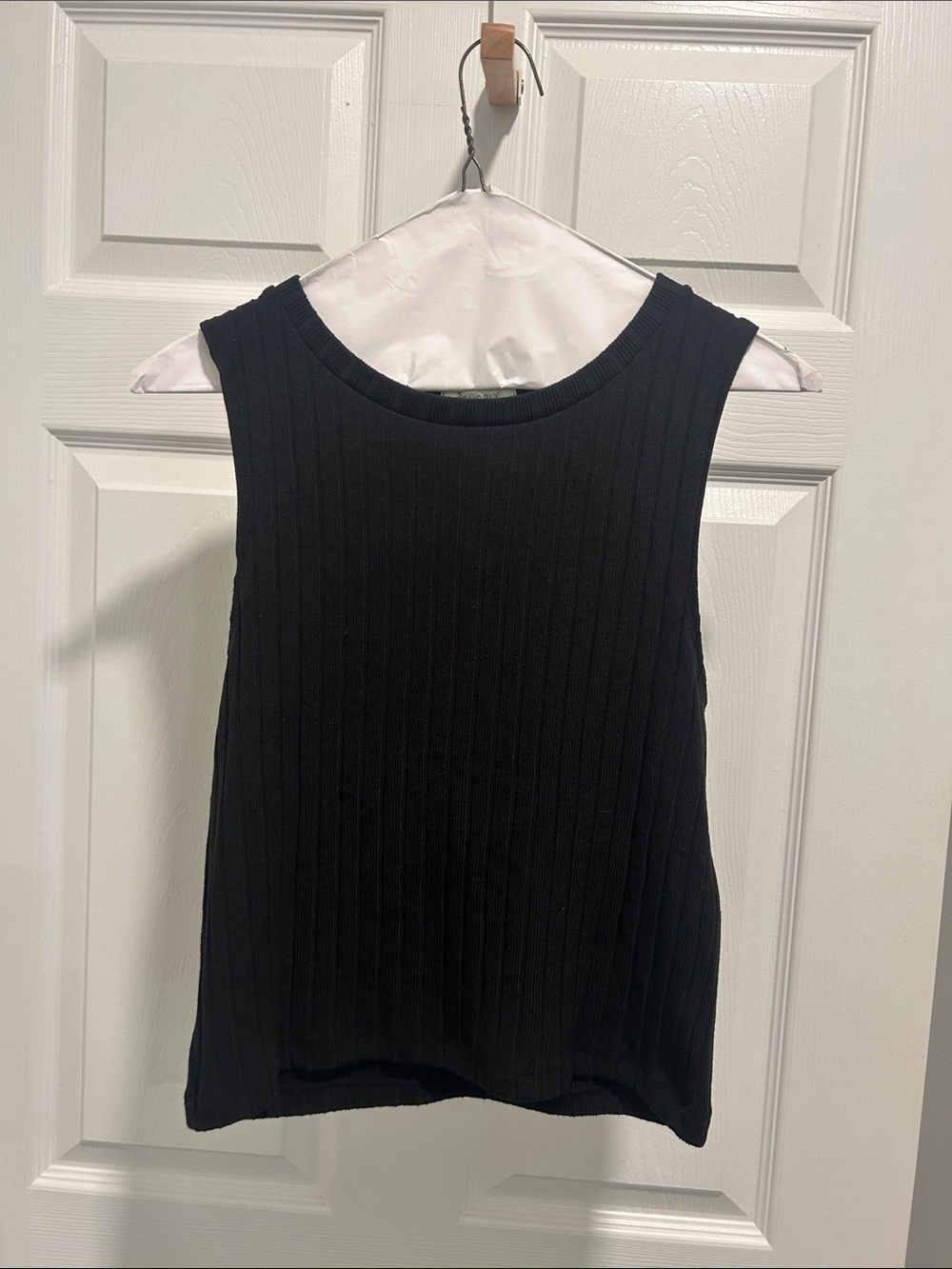 Z Supply Sleeveless Ribbed Tank Top - Black